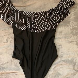 One piece bathing suit